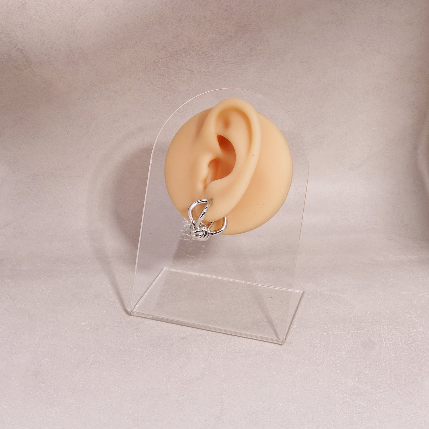 Alexis High Polish Metropolis Modern Hoop Earrings