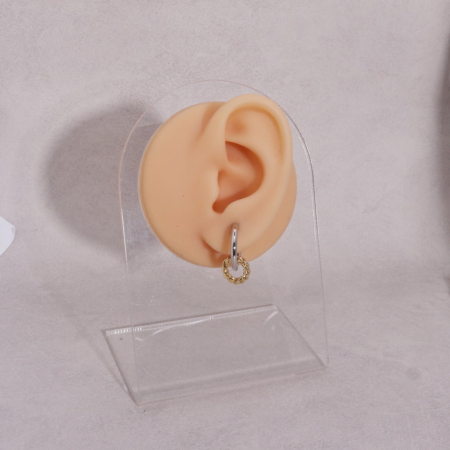 Raelynn Double Circle Hoop Drop Earrings