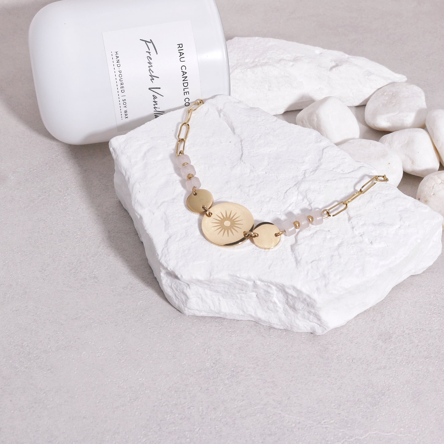 Jessica Bohemian Sun Modern Minimalist Necklace
