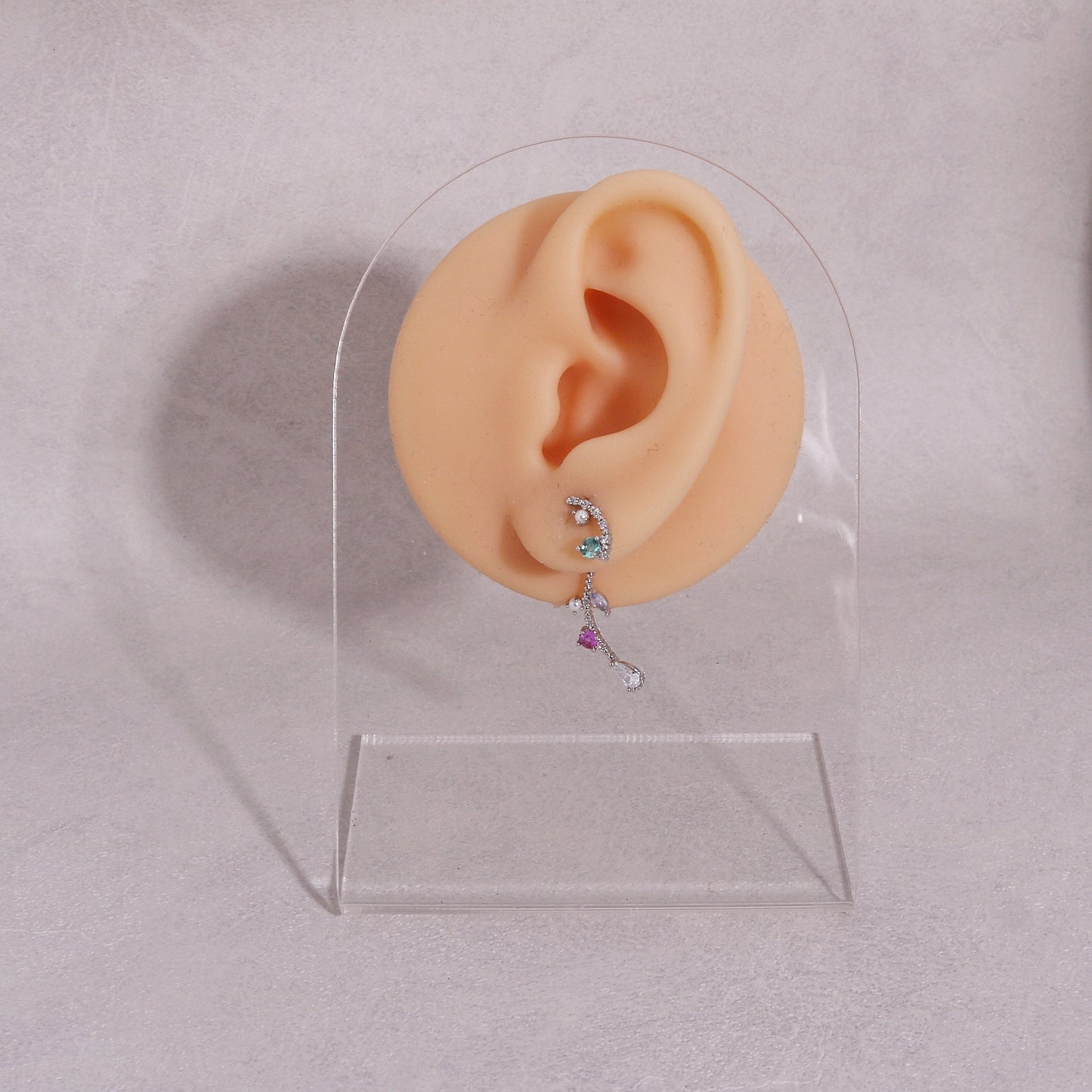 Jacqueline Crystal Waterfall Earring Jacket
