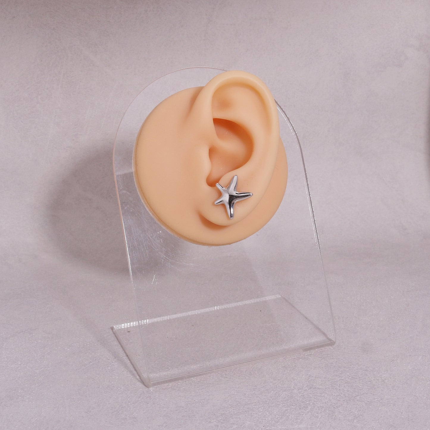 Vivica Dancing Starfish Metallic Stud Earrings
