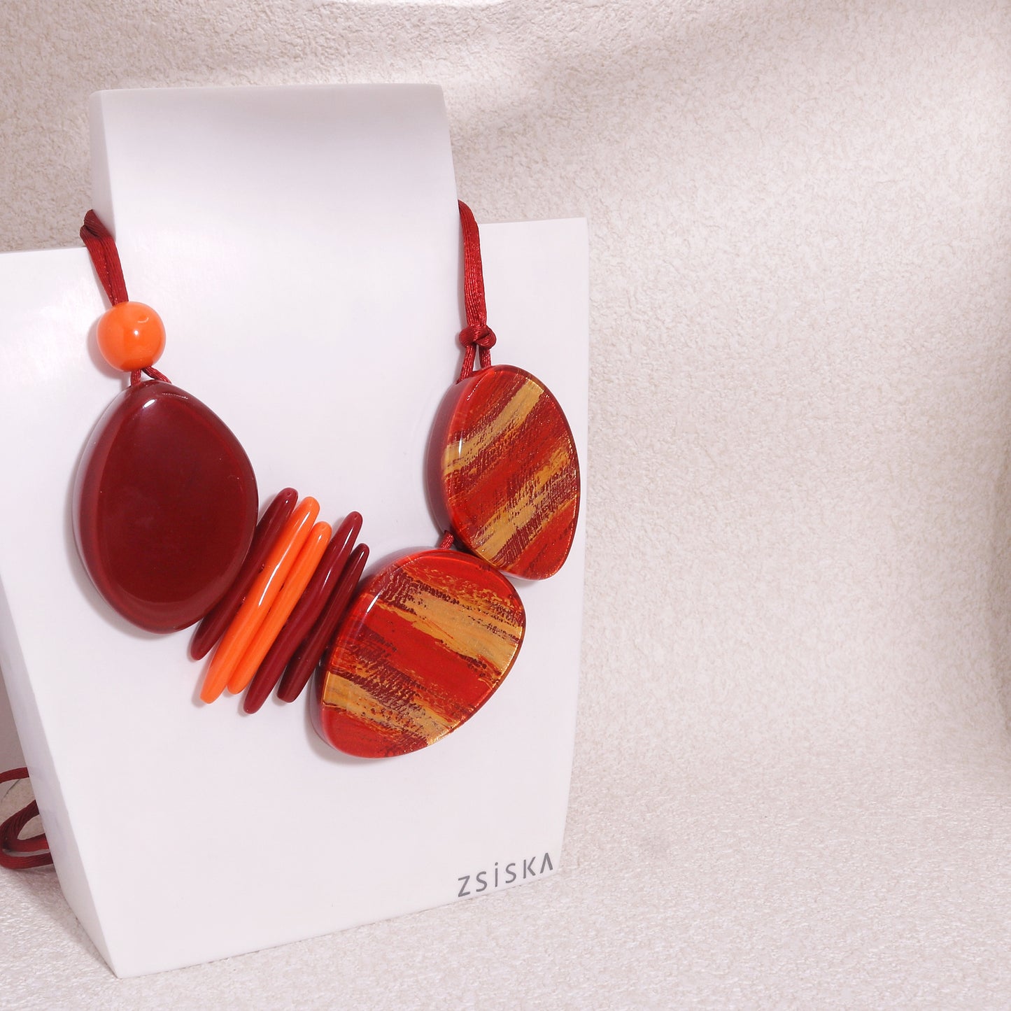 ZSISKA- Minerva Spicy Red Necklace