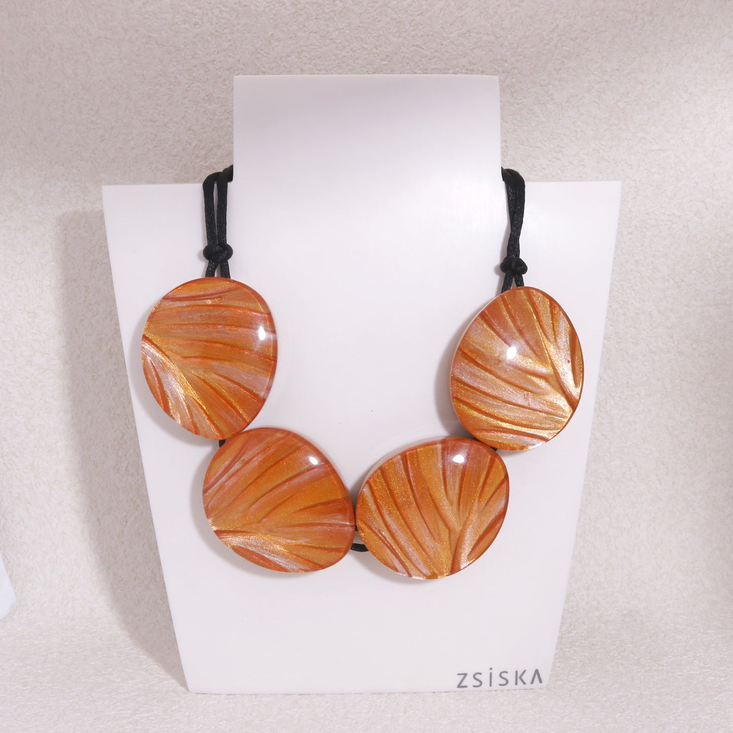 ZSISKA Tangy Orange Necklace
