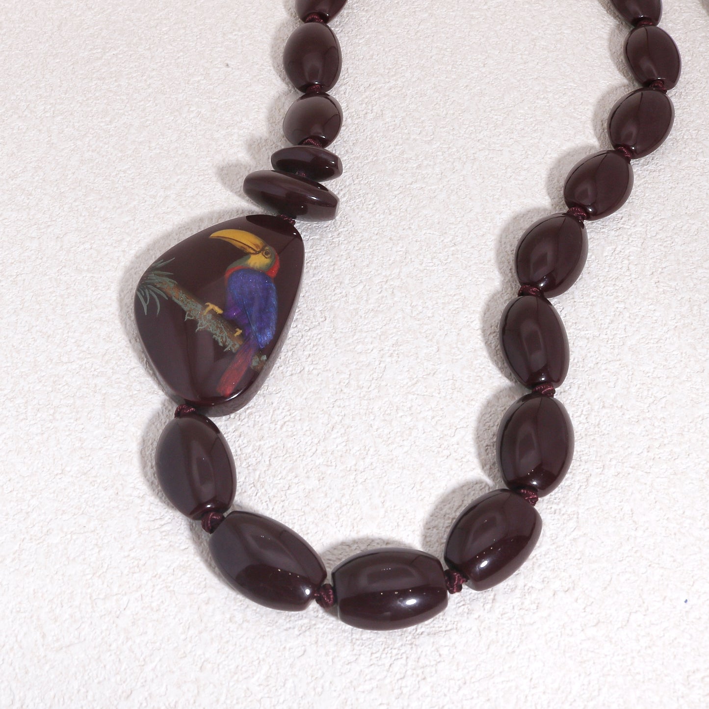 TOUCAN Dark Brown Necklace