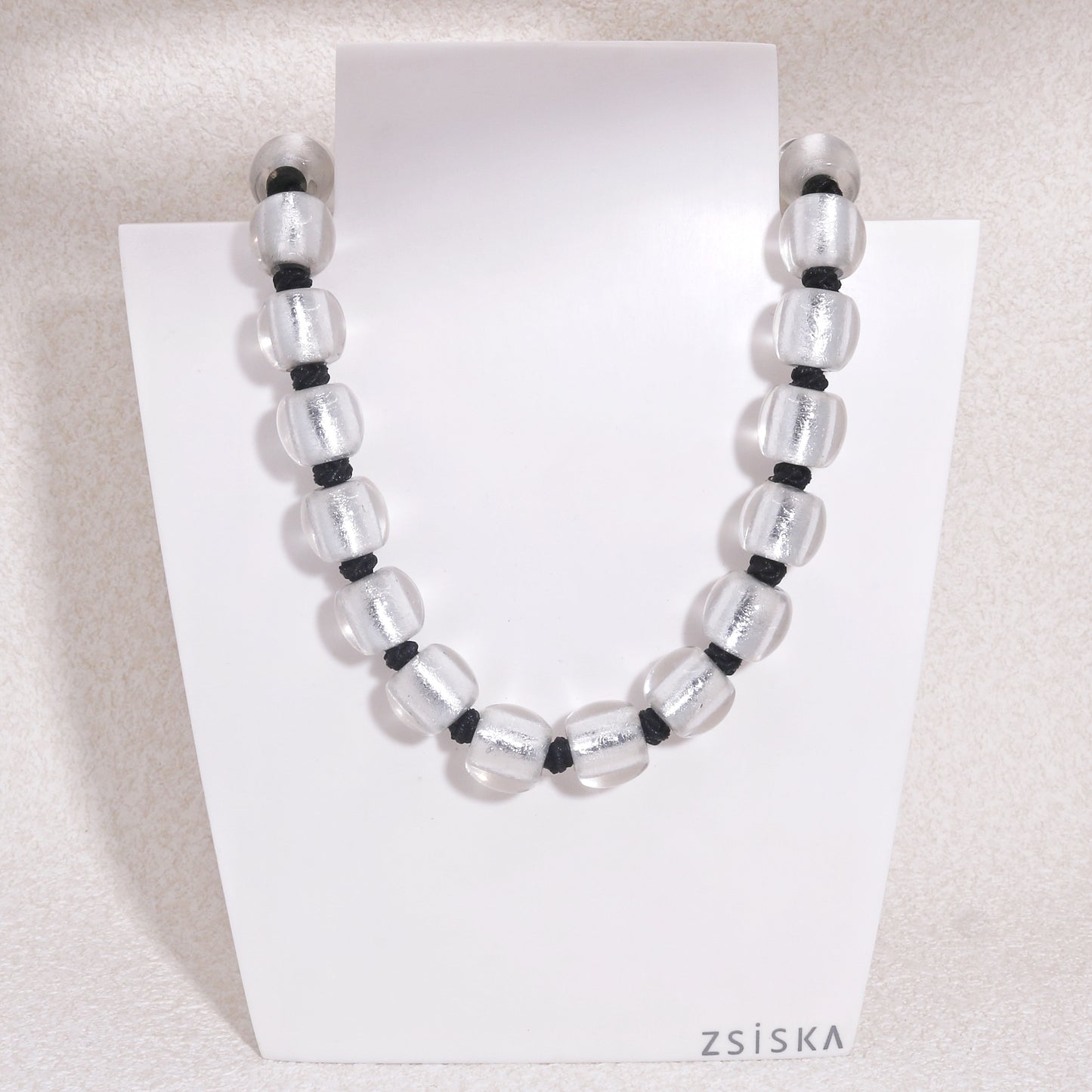 PRECIOUS Signature Silver Foil Necklace