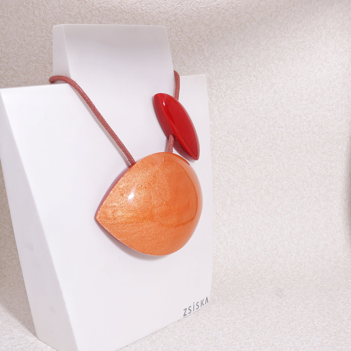 ZSISKA Fruity Orange Pendant Necklace