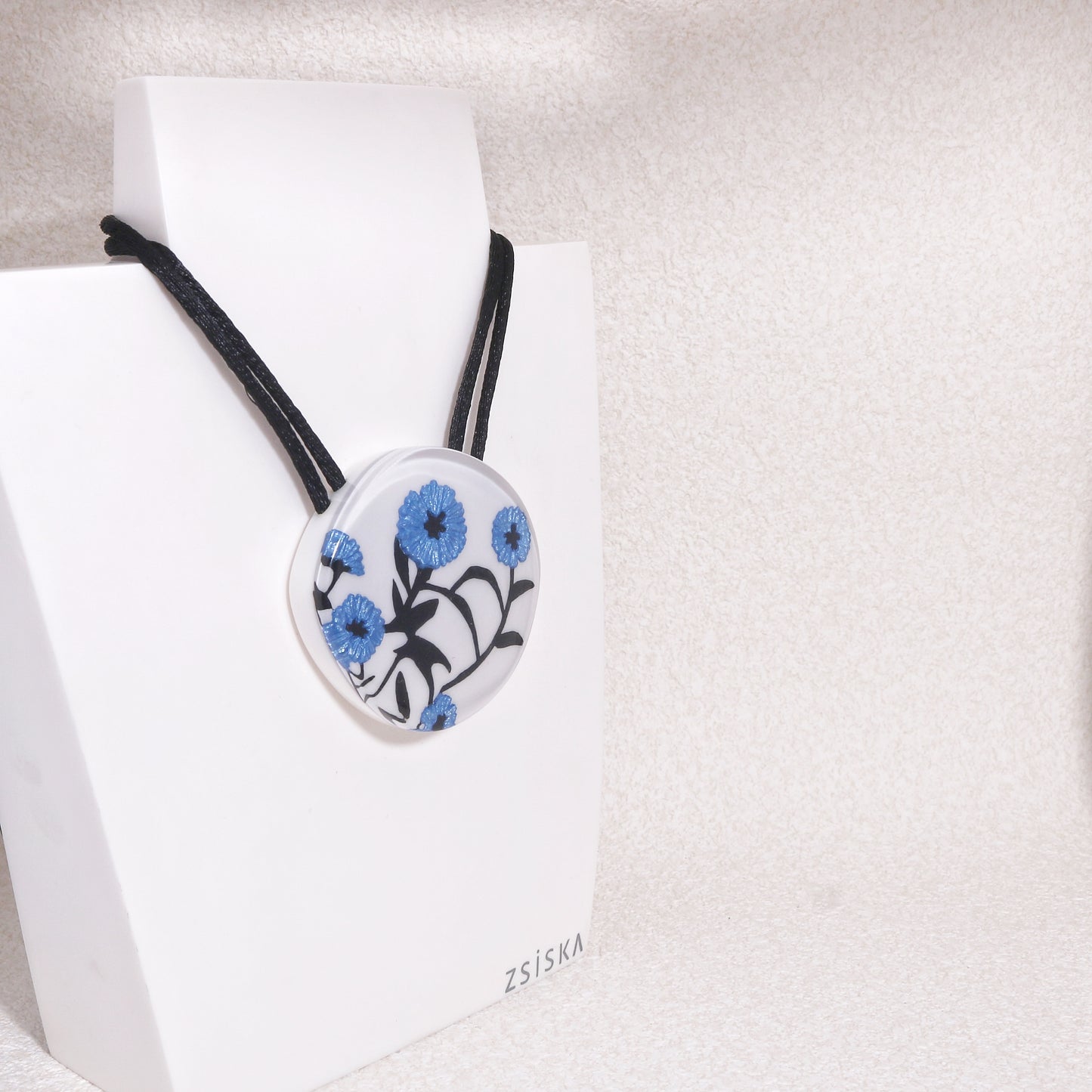 Baila Blue Floral Pendant