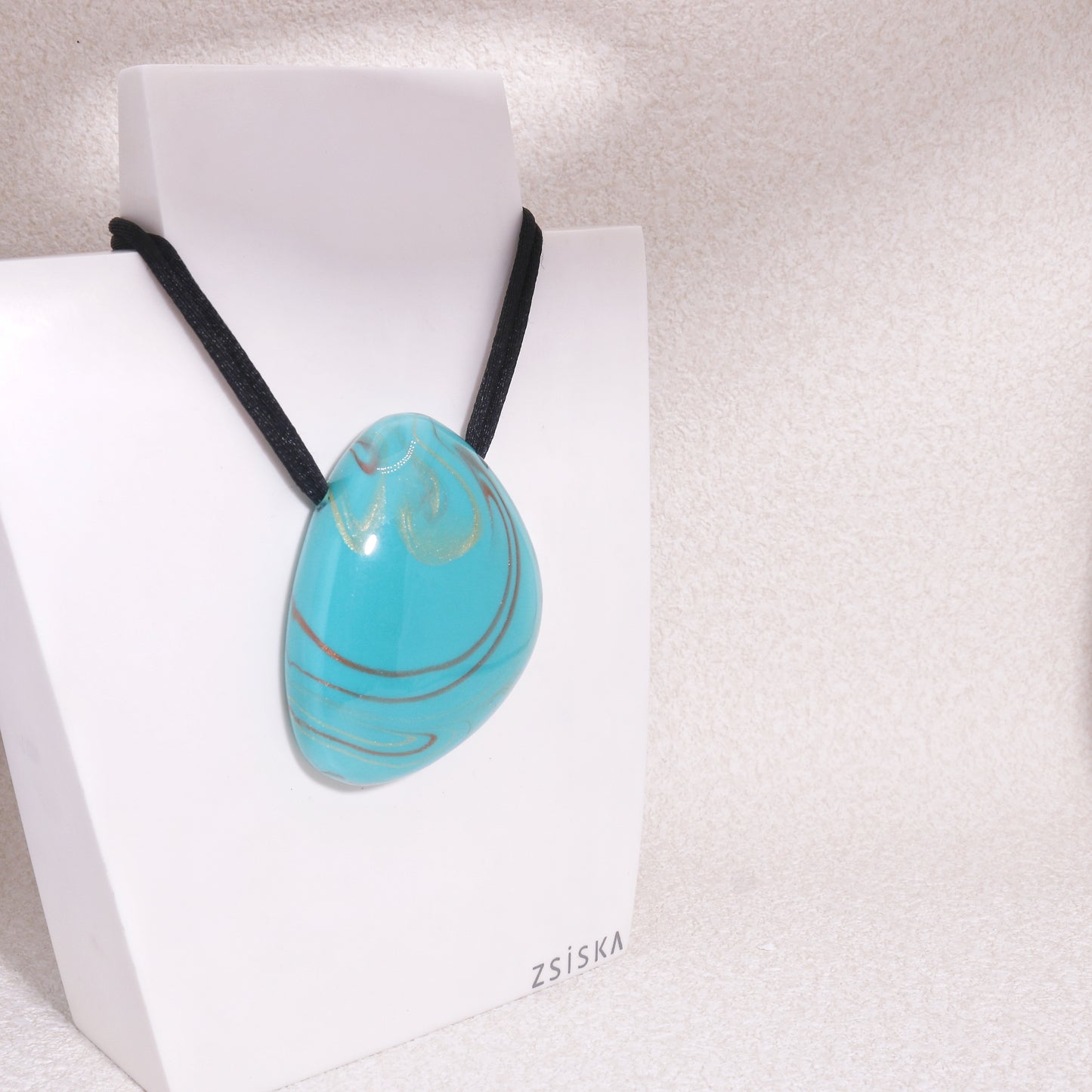 NATURA Turquoise Pebble Pendant