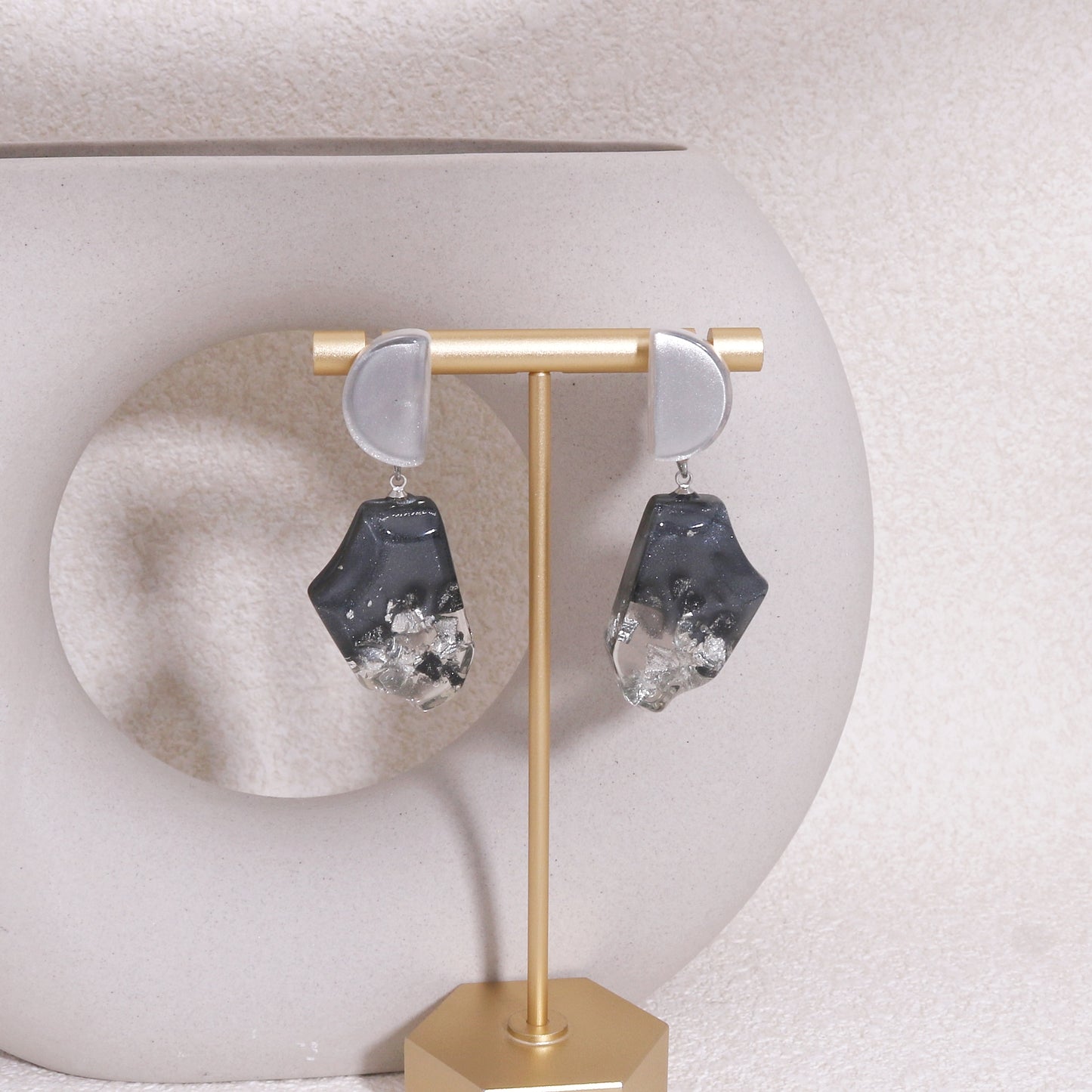 ANAIS - Mystic Black Drop Earrings