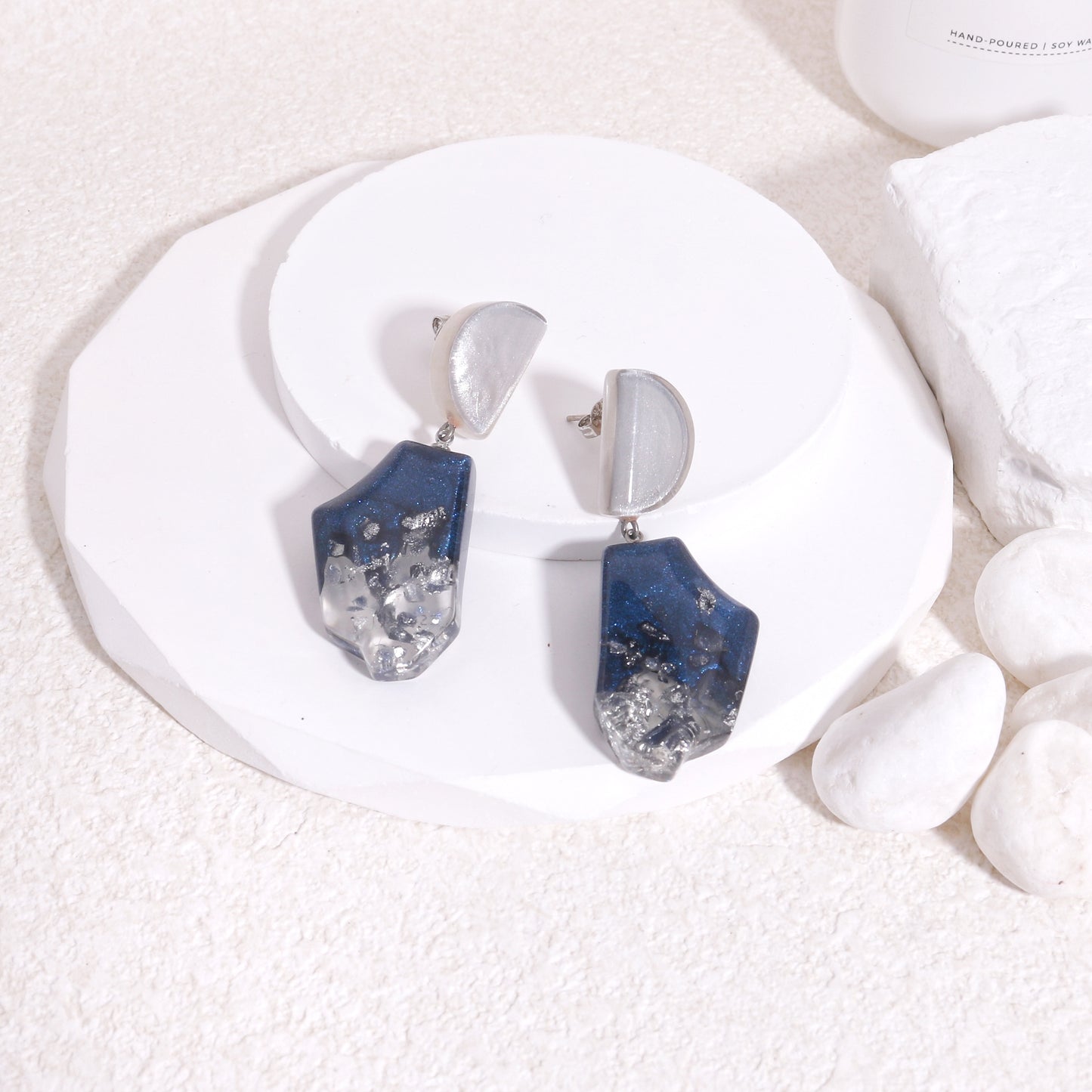ANAIS - Sapphire Blue Drop Earrings