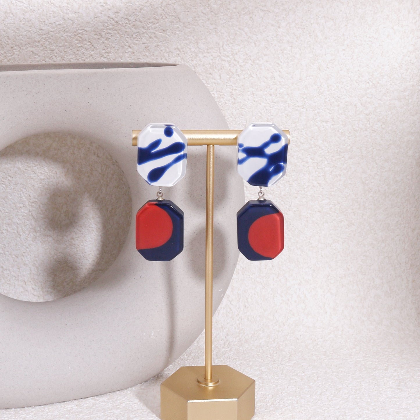 CENTURY Graffiti Statement Drop Earrings