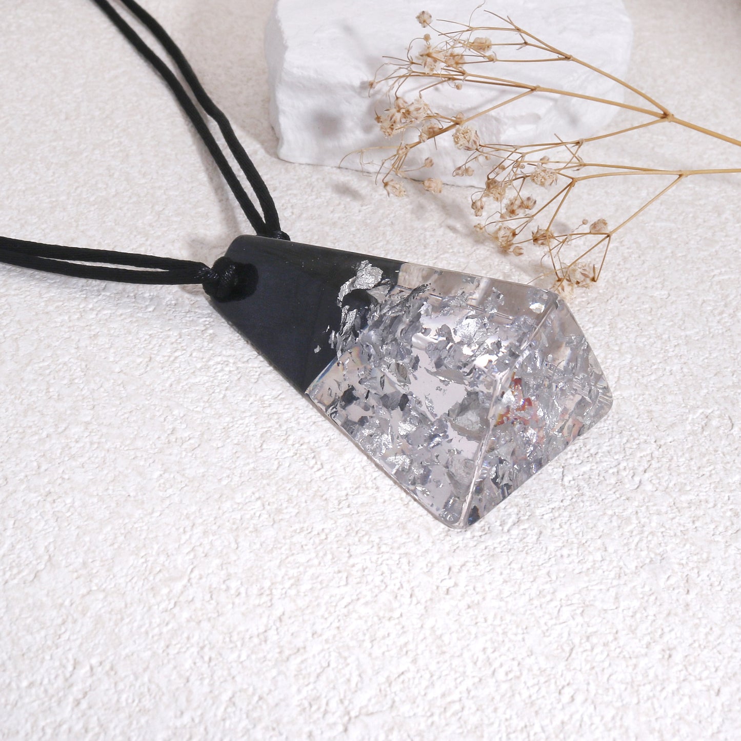 DHARA Polygonal Glass Prism Pendant