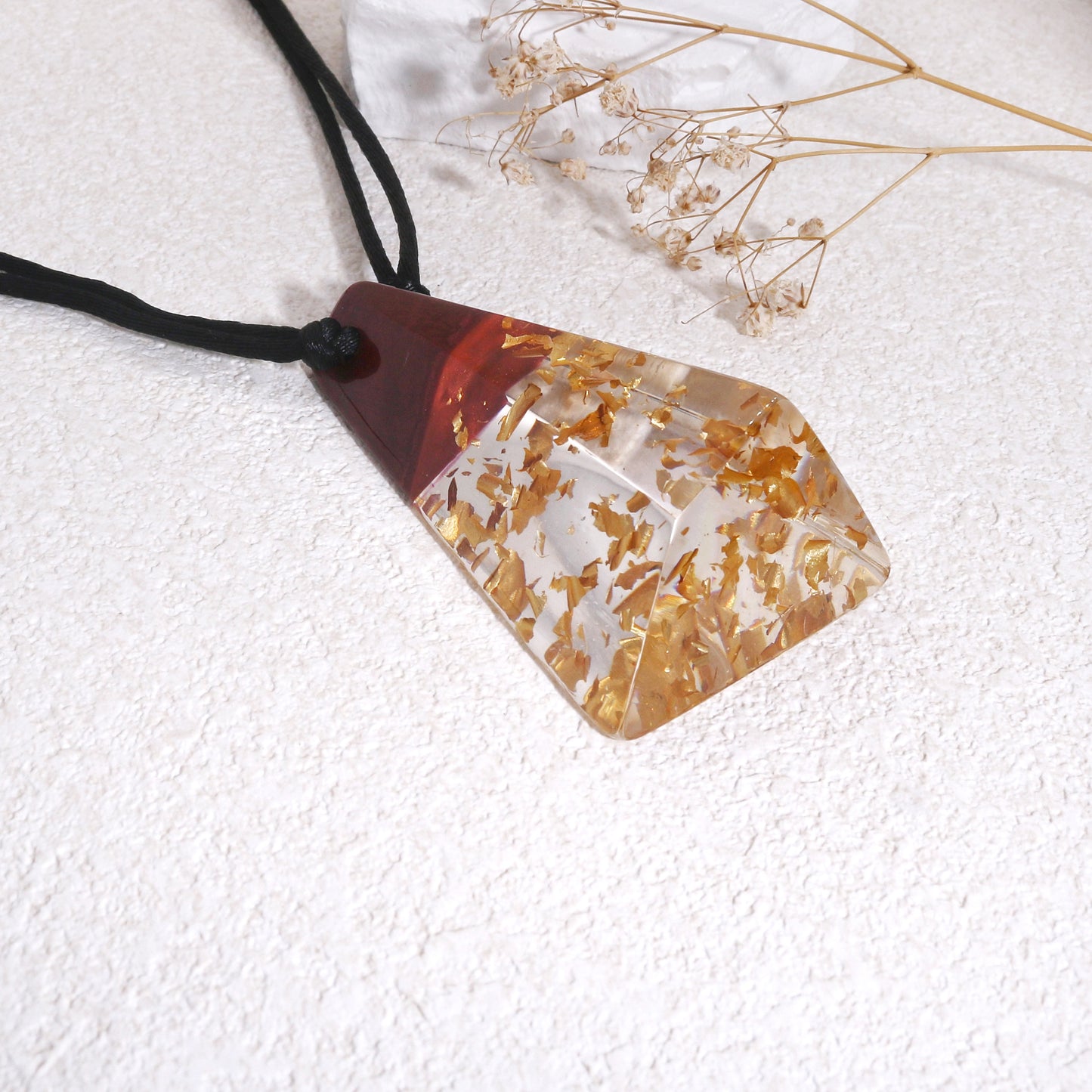 DHARA Polygonal Glass Prism Pendant