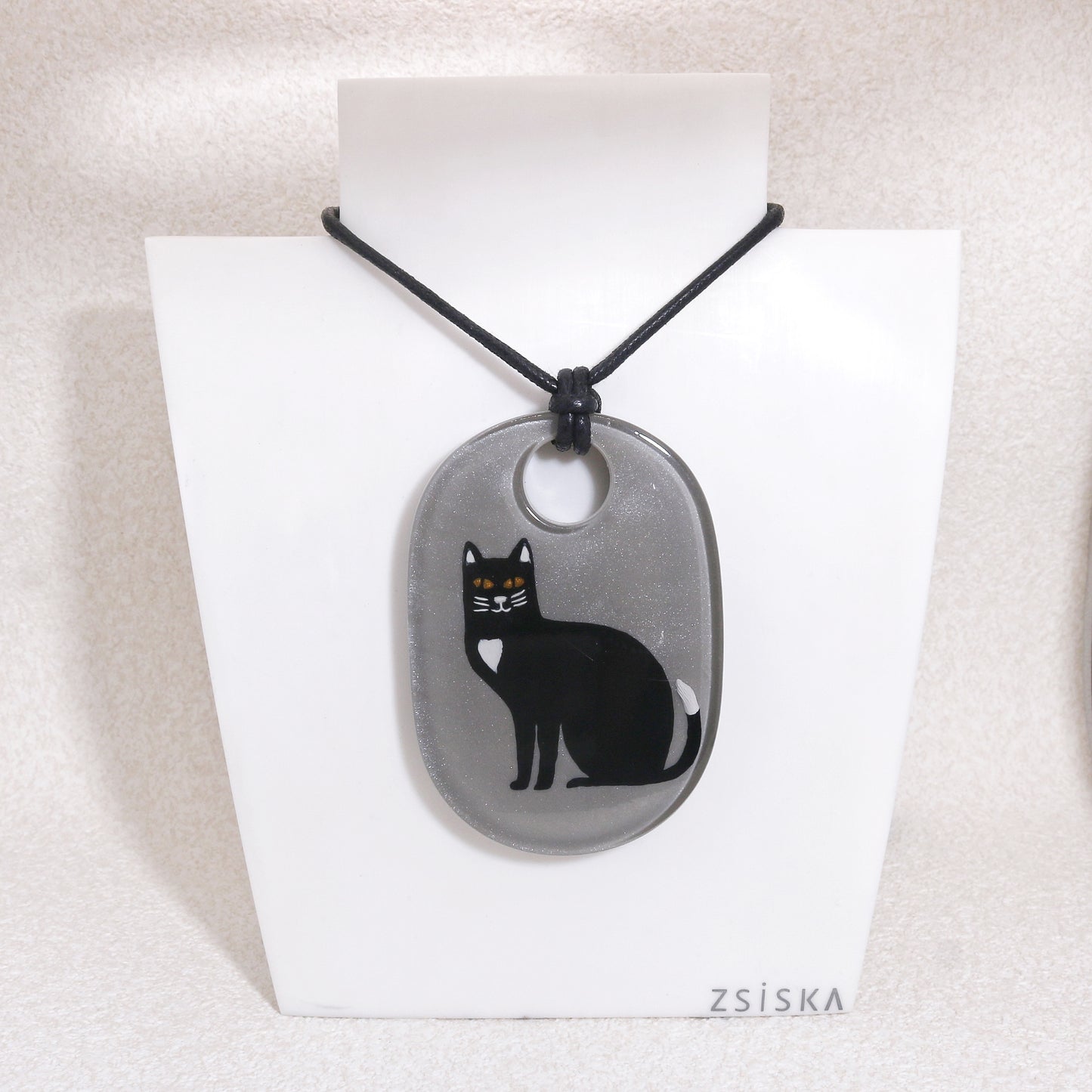 MICKEY Handpainted Cat Lover Pendant
