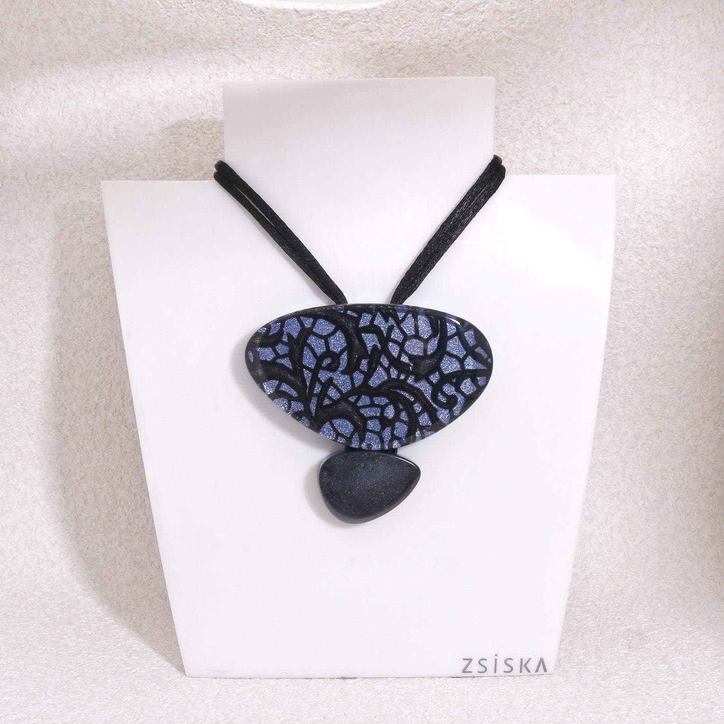 PEACE Statement Pendant in Lavender