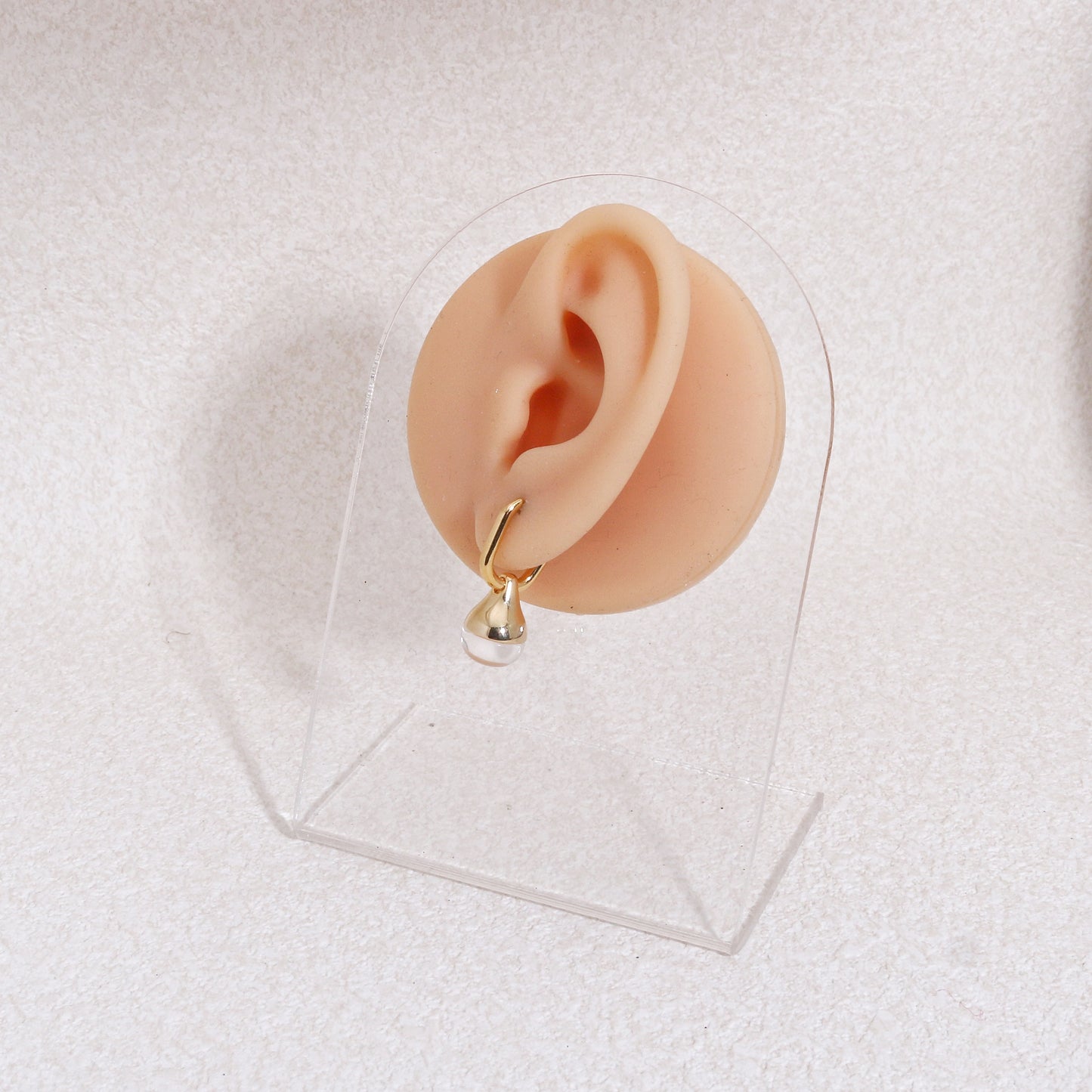 Taylor's Clear Water Droplet Dangle Earrings