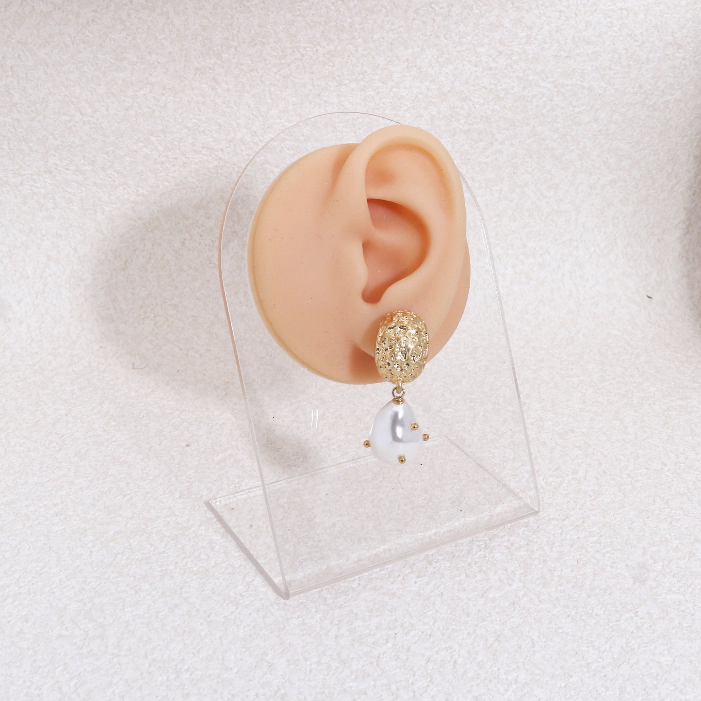 Ellie Vintage Statement Burlesque Pearl Earrings