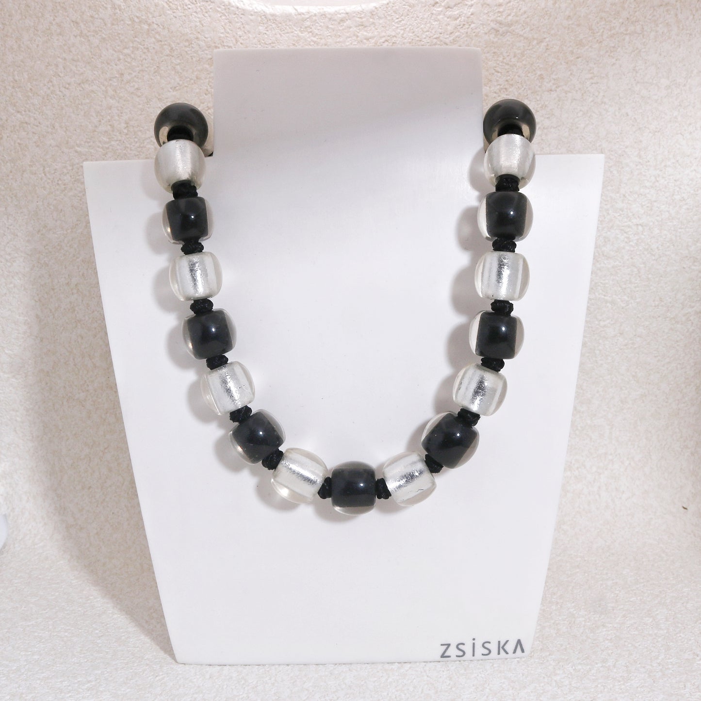 RADIANCE Luxury Silver Foil Glamor Necklace