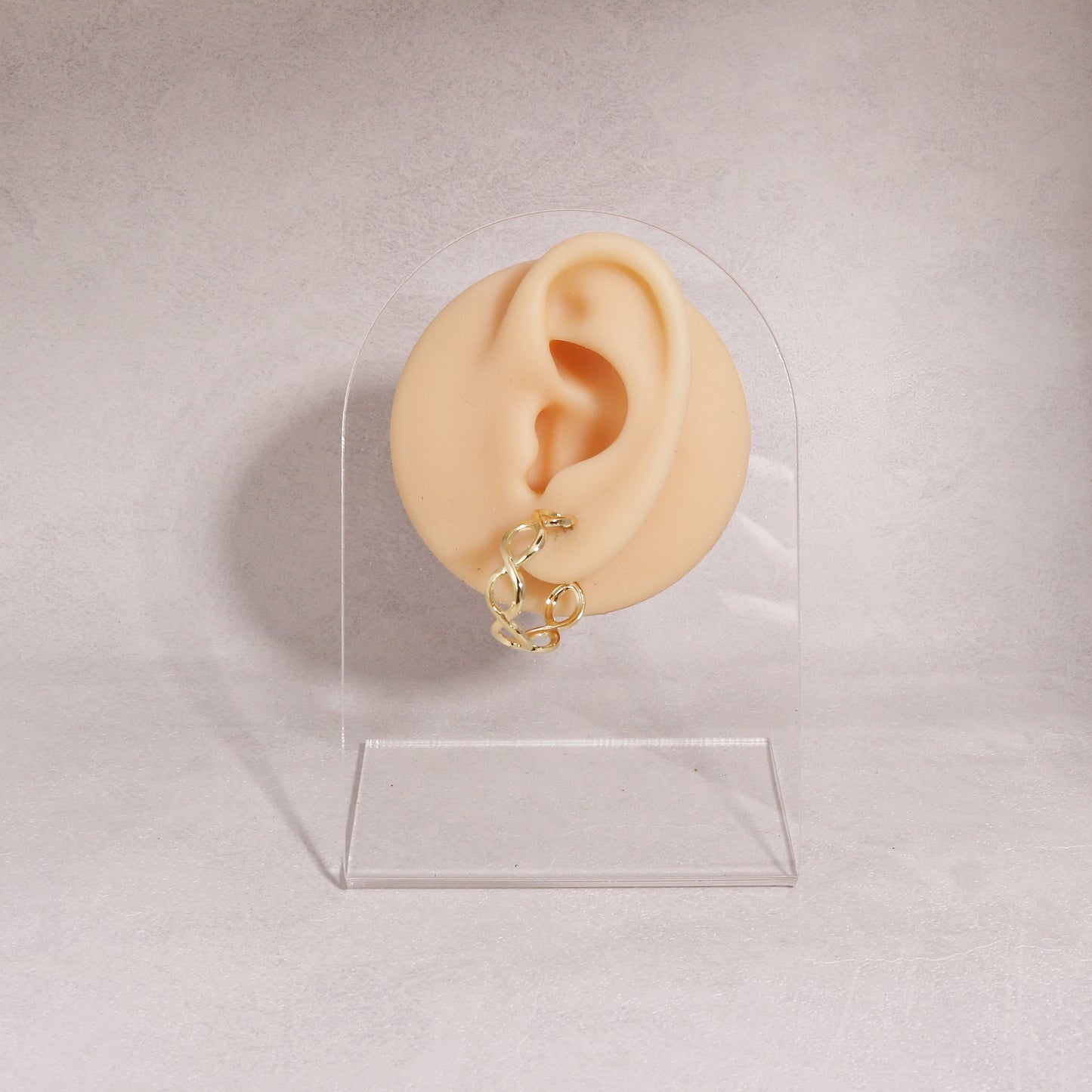 Danity Intertwining Oval Link Hoop Earrings