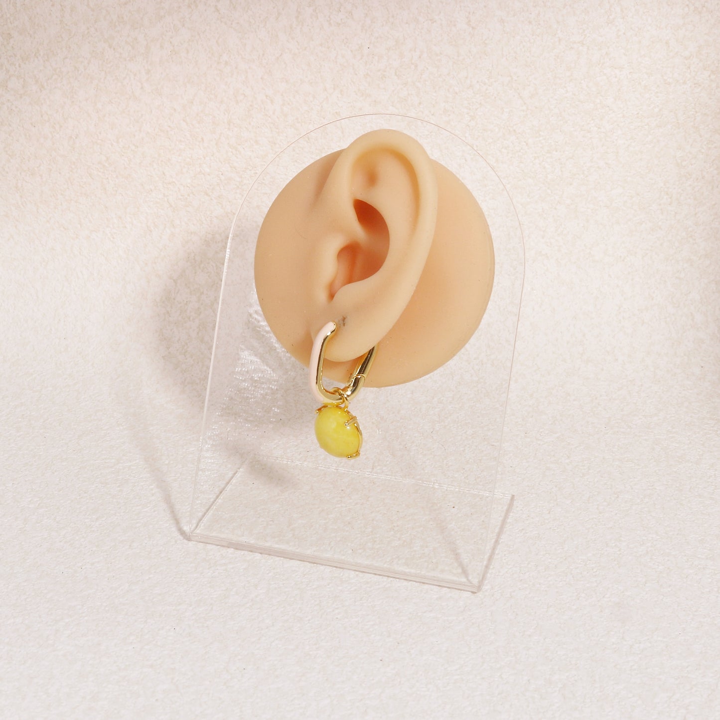 Amazonia Canary Yellow Candy Gem Earrings