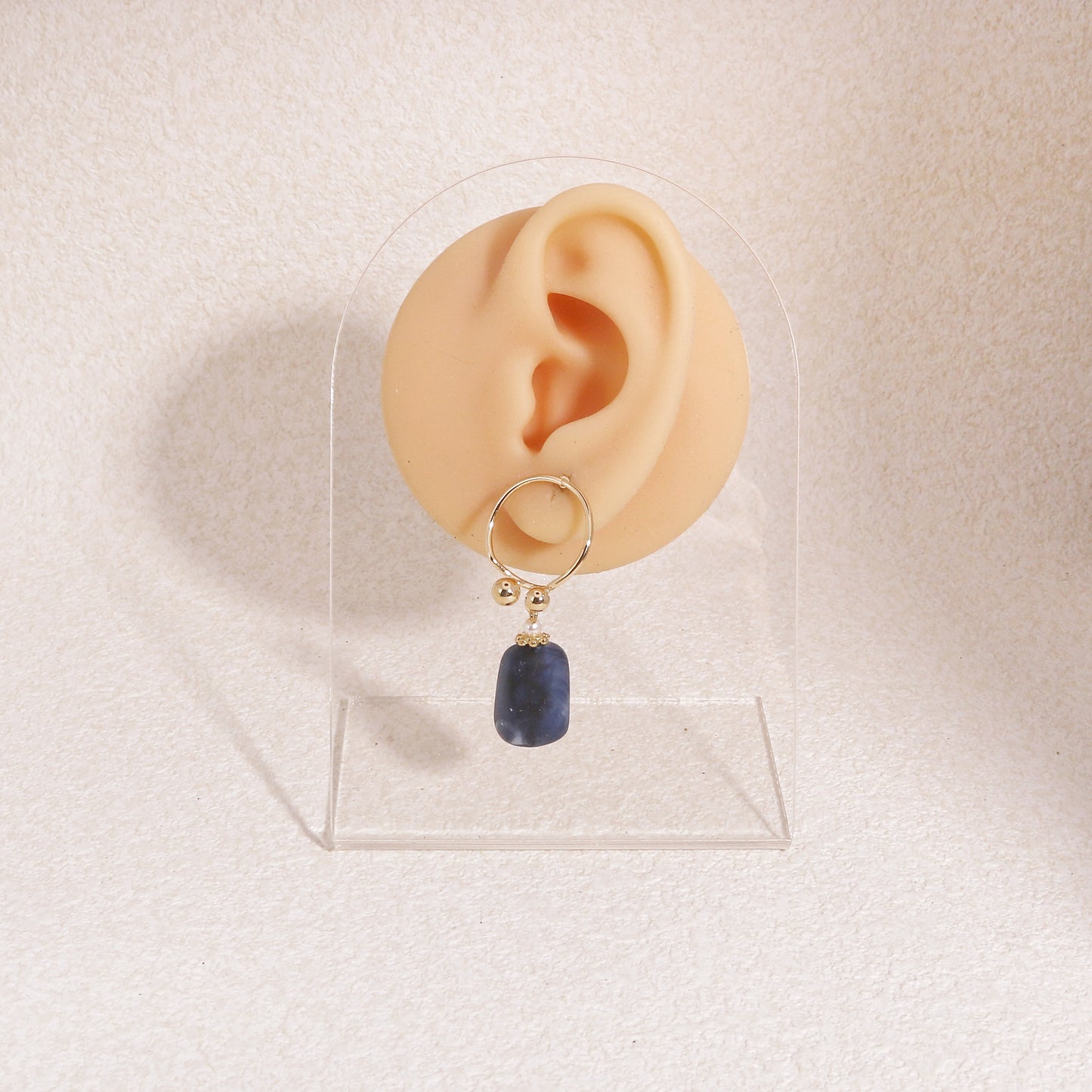 Natasha Luxe Fashion Stone Drop Earrings