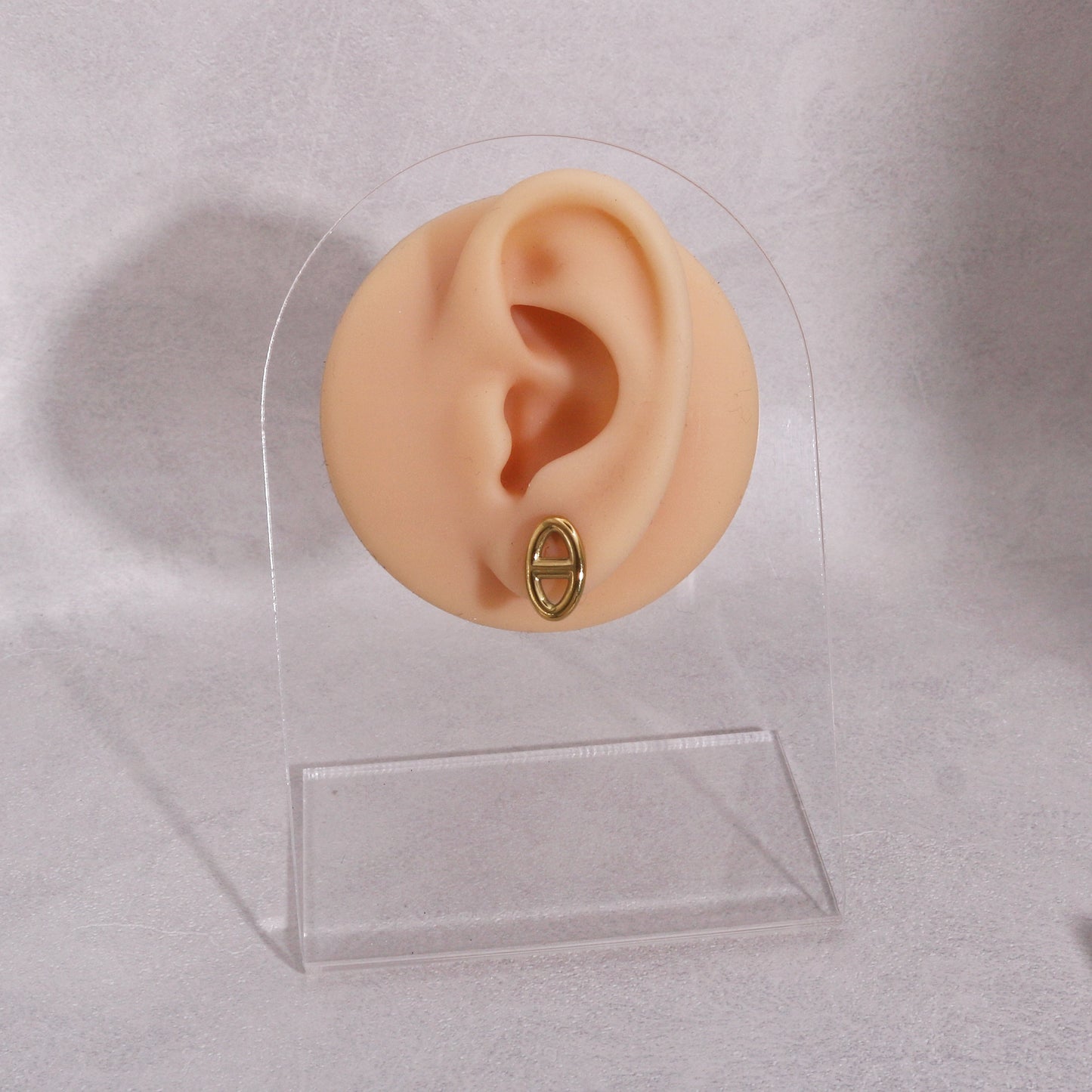 Brinkley Minimalist Steel Stud Earrings