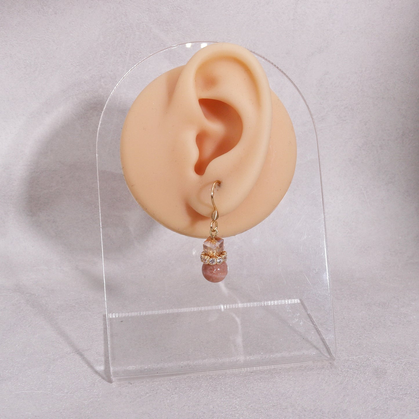 Stoned Essential Handmade Natural Gem Drop Earrings