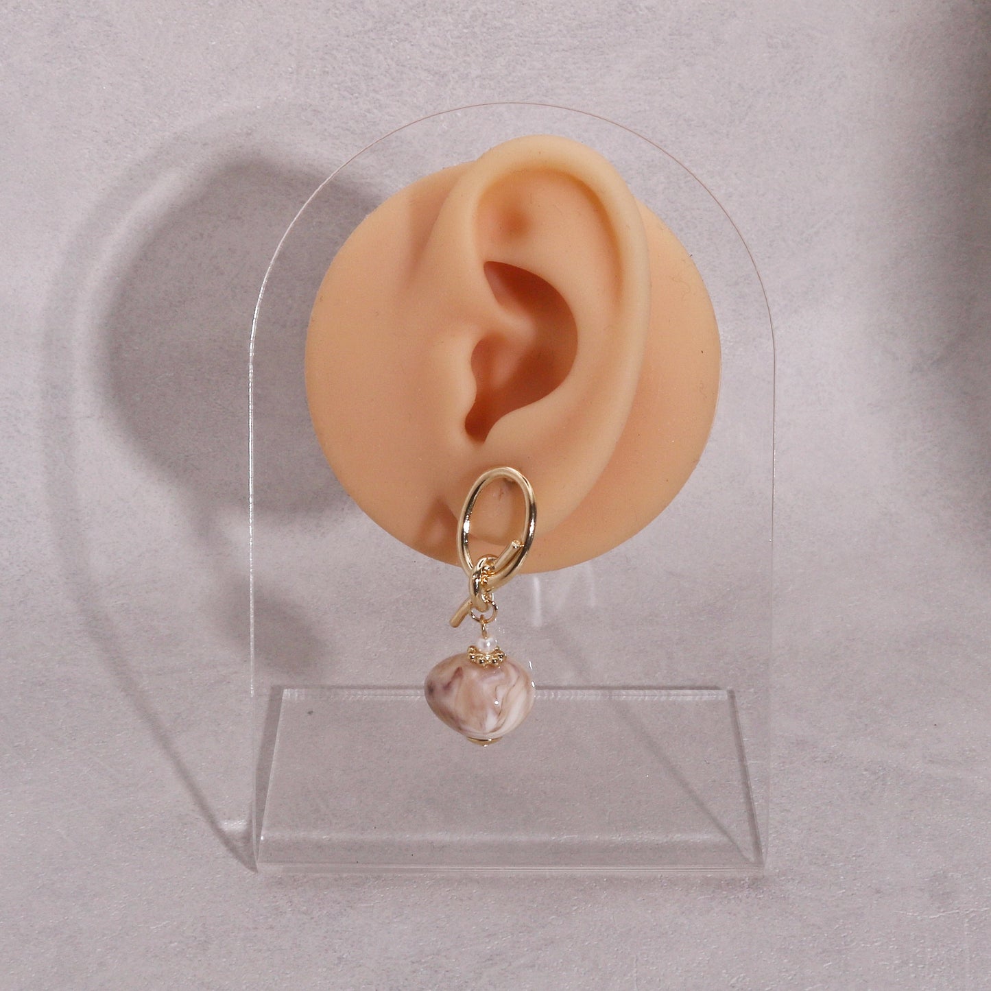 Vivienne Handmade Resin Gemstone Drop Earrings