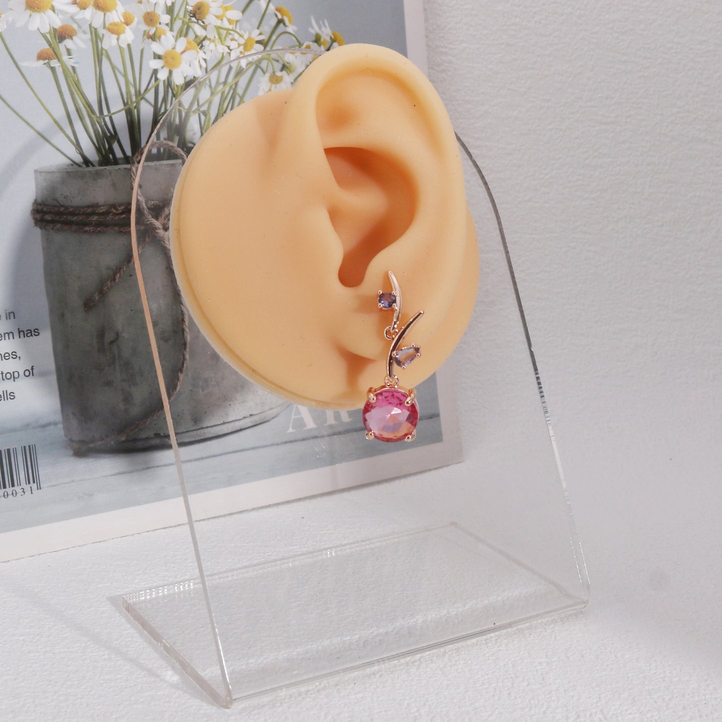 Cailie Elegant Luxury CZ Drop Earrings
