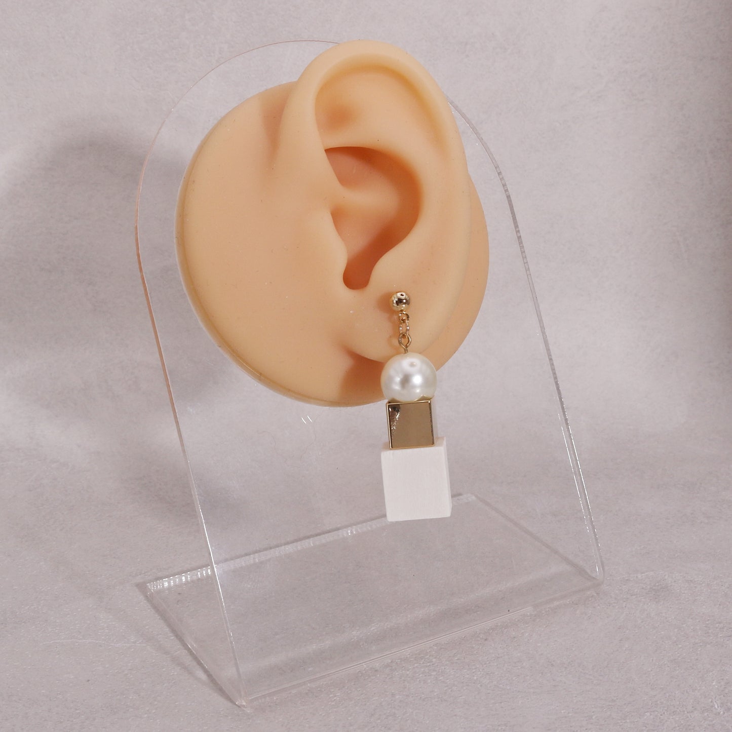 Natalie Natural Wood Fashion Drop Earrings