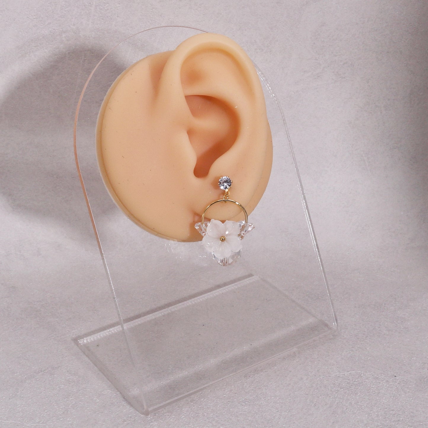 Solana Crystal Dazzling Floral Drop Earrings