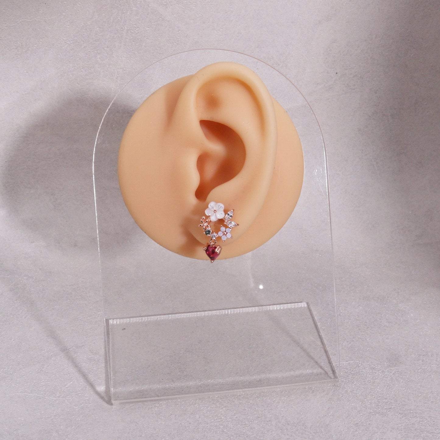 Charlotte Dainty Korean Styled Floral Drop Earrings