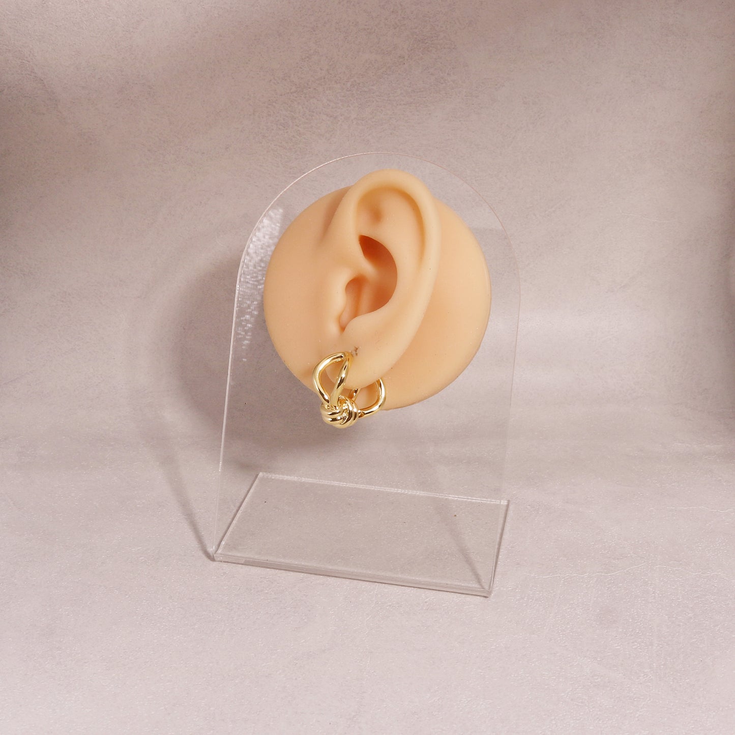 Alexis High Polish Metropolis Modern Hoop Earrings