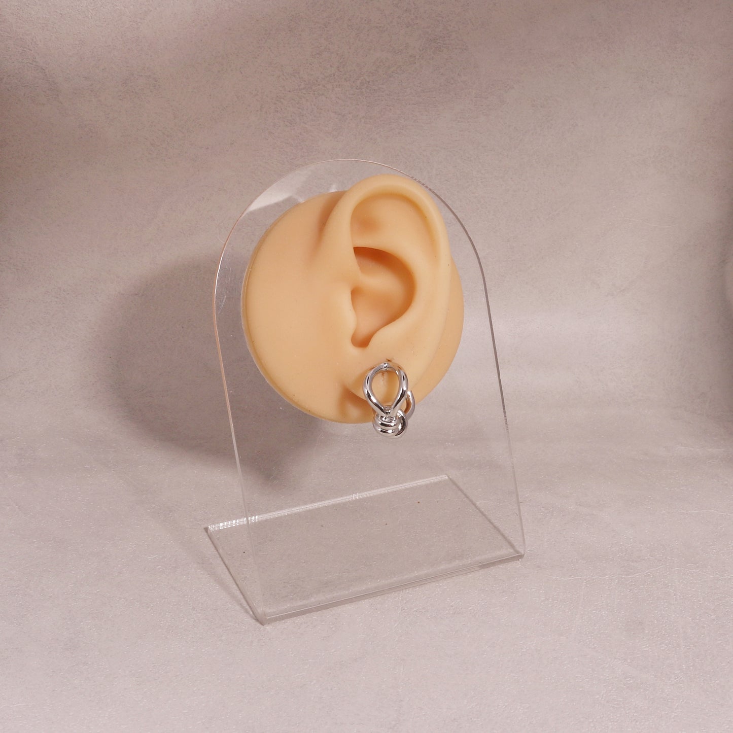 Alexis High Polish Metropolis Modern Hoop Earrings