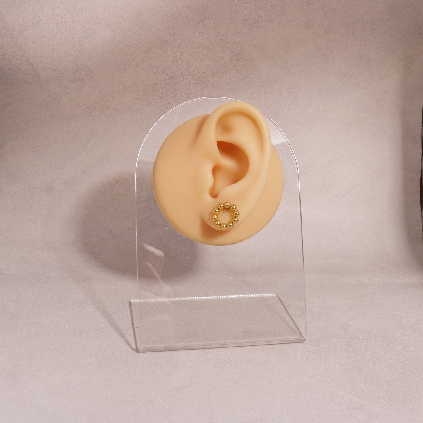 Heidi Floral Beaded Ring Mini Stud Earrings