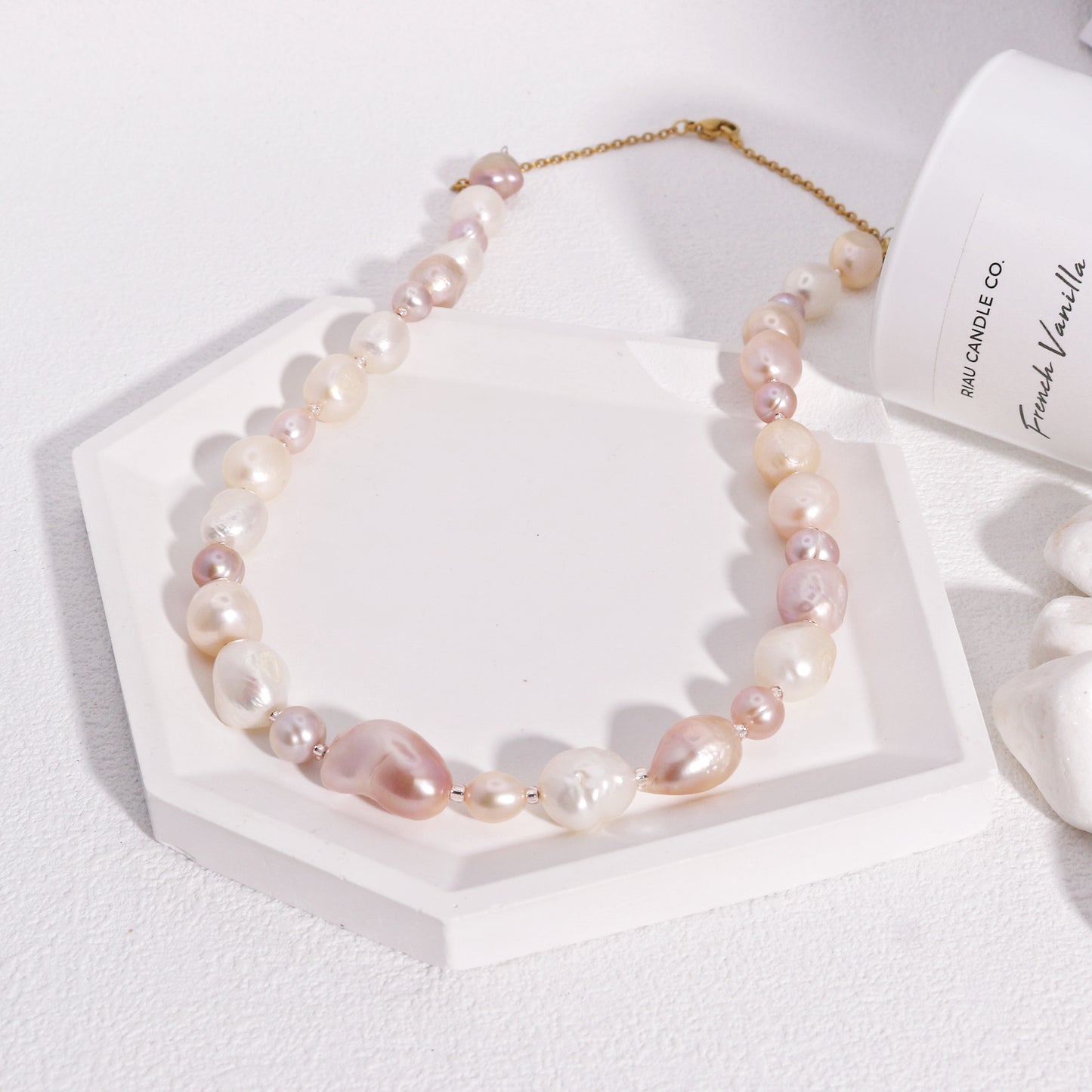 Paula Baroque Freshwater Pearl Handmade Necklace