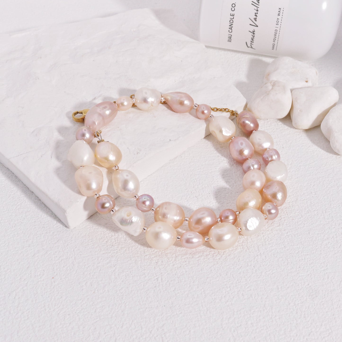Paula Baroque Freshwater Pearl Handmade Necklace