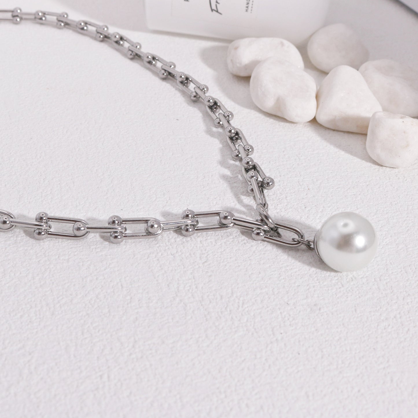 Adelia Interlocking Chain Link Statement Necklace