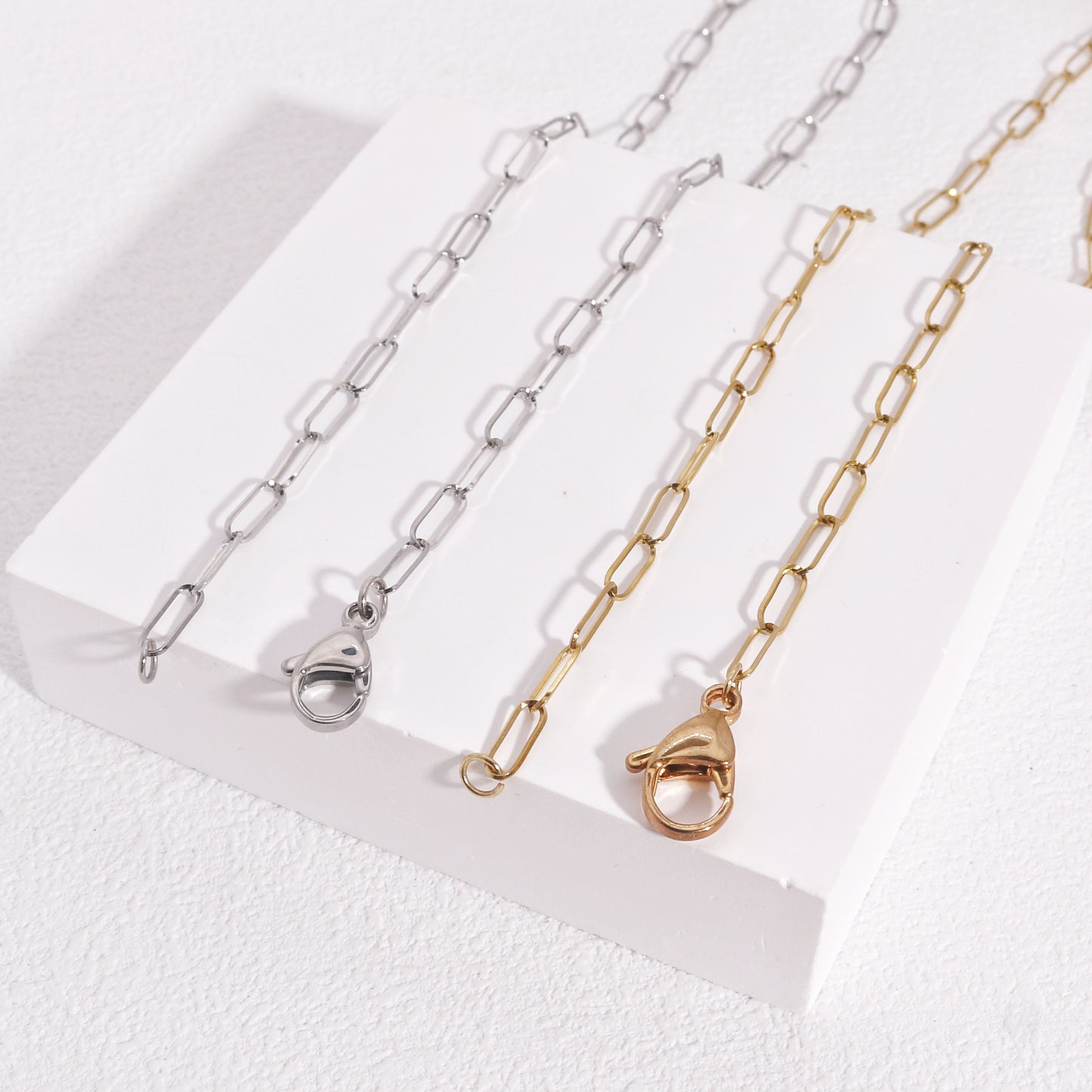 Tallulah Statement Chain Link and Bow Tie Ribbon Necklace