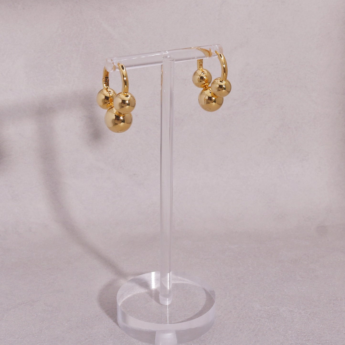 Evelynn Spherical Globe Hoop Earrings