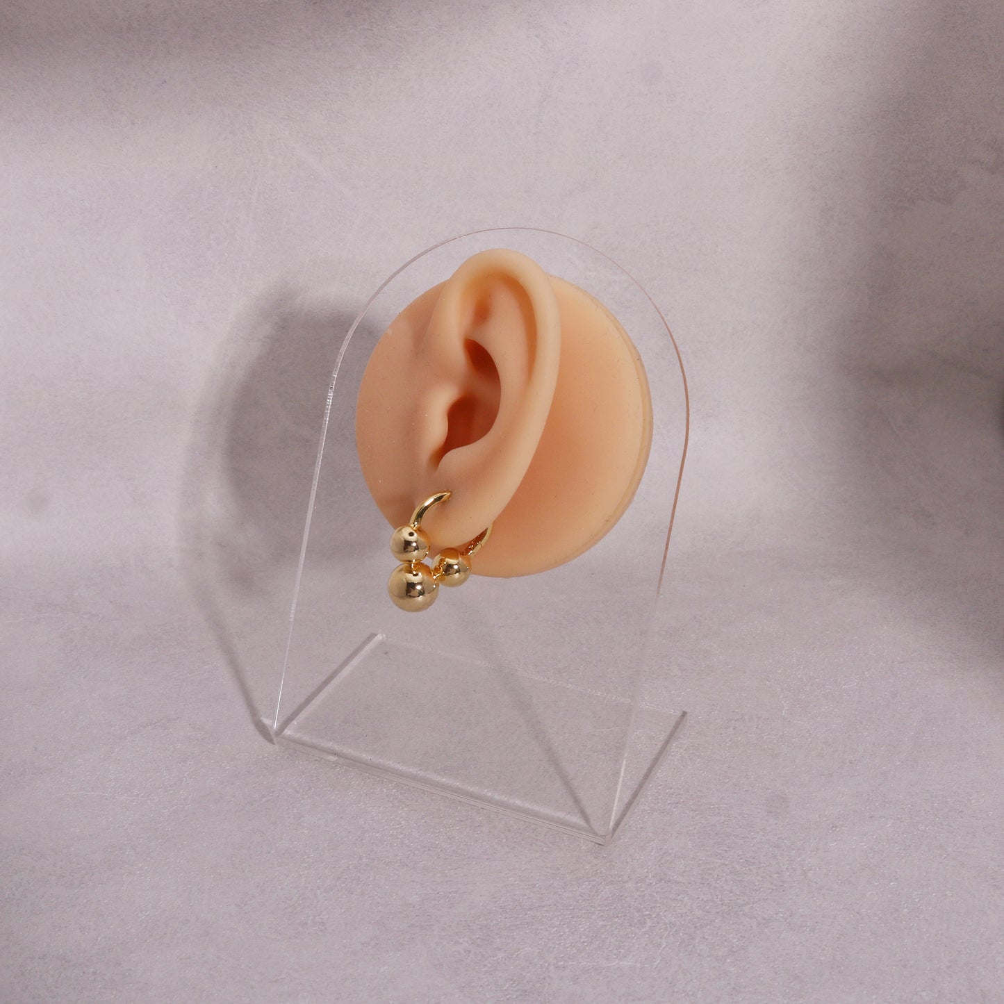 Evelynn Spherical Globe Hoop Earrings