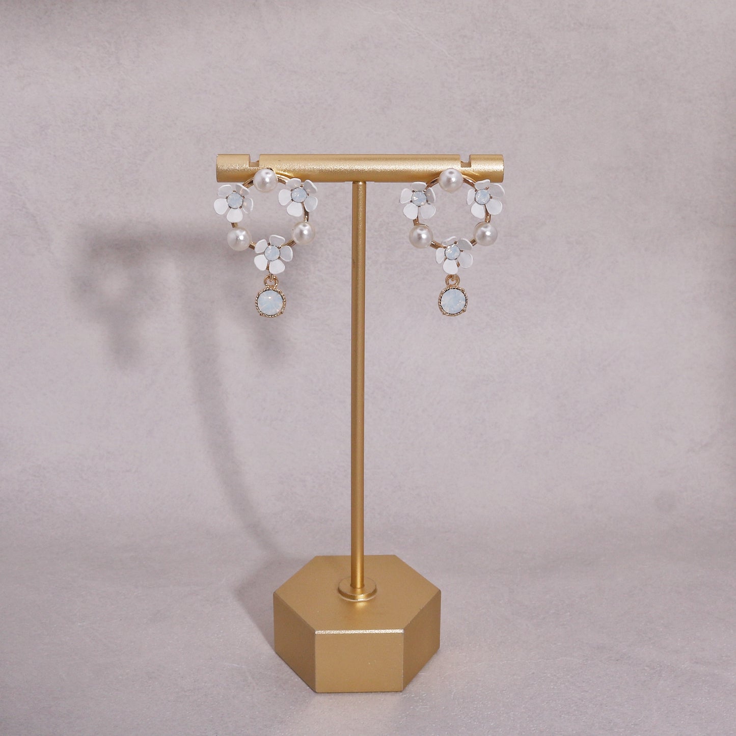 Millet Statement Floral Drop Earrings