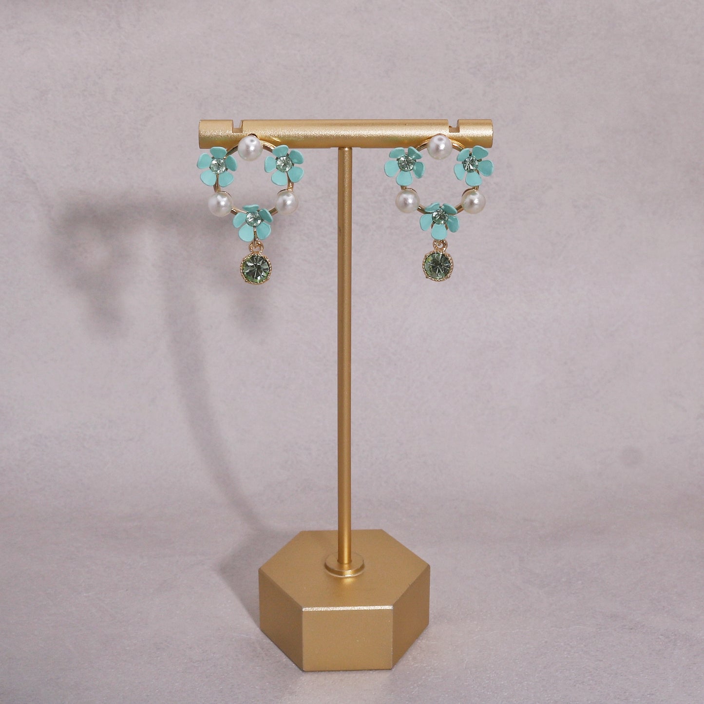 Millet Statement Floral Drop Earrings