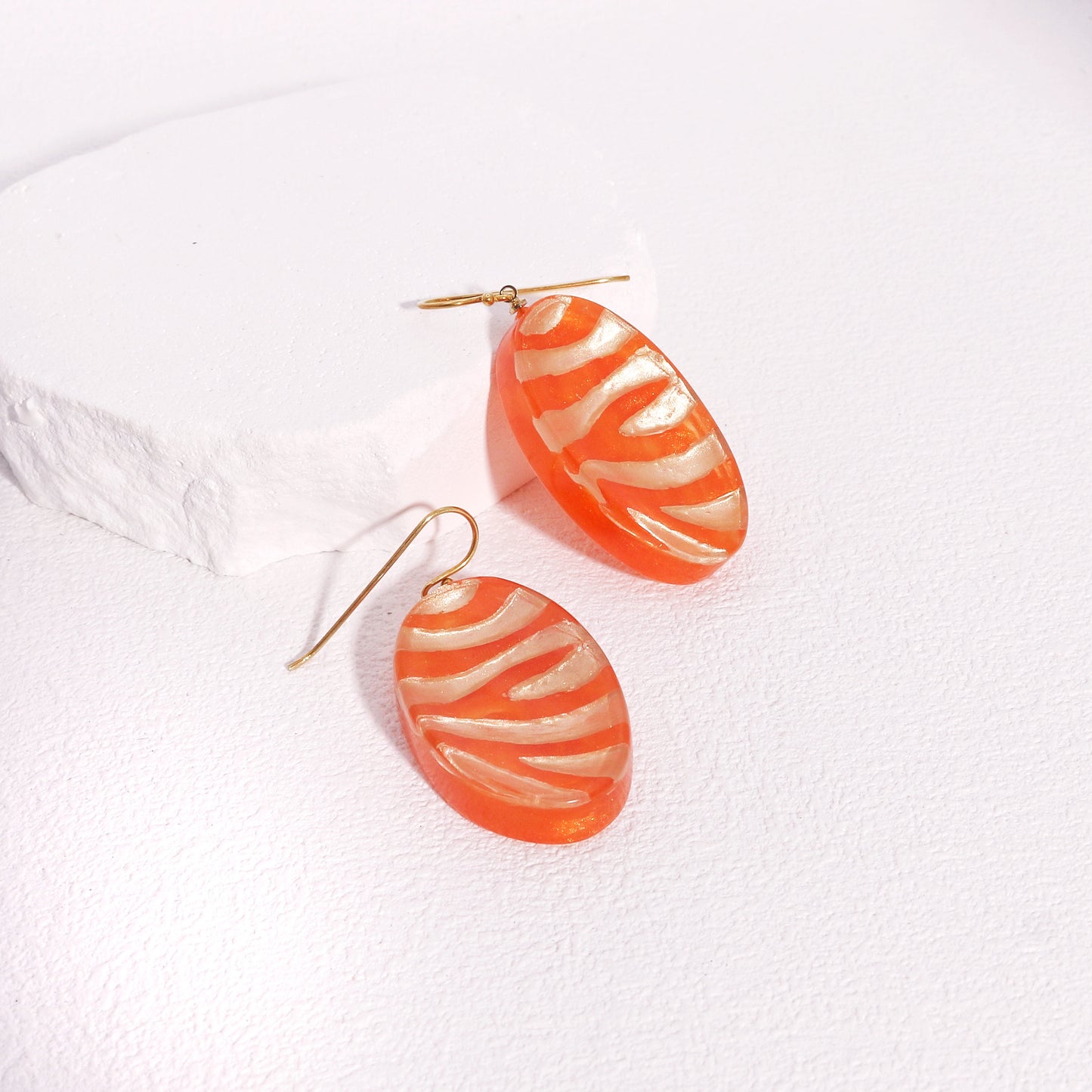 Lilith Gold Orange Earrings