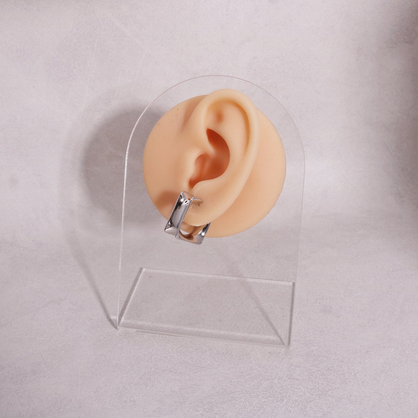 McKenzie Metallic Square Hoop Earrings