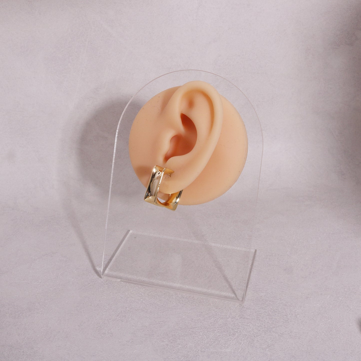 McKenzie Metallic Square Hoop Earrings