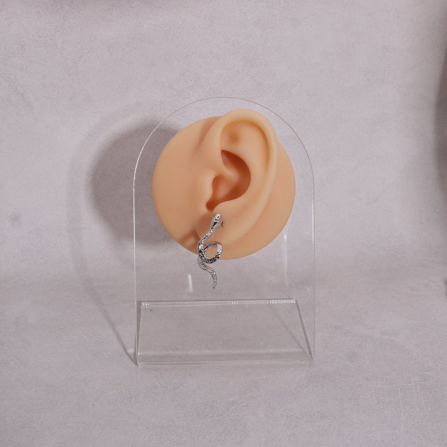 Cassidy Metal Snake Drop Earrings