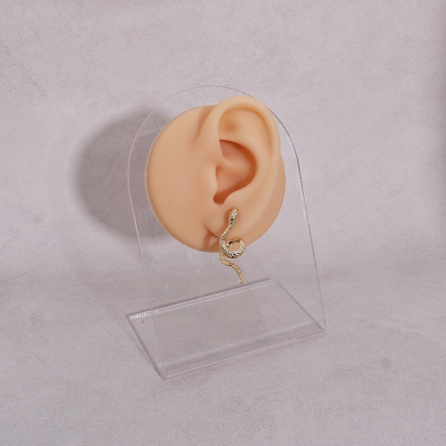 Cassidy Metal Snake Drop Earrings