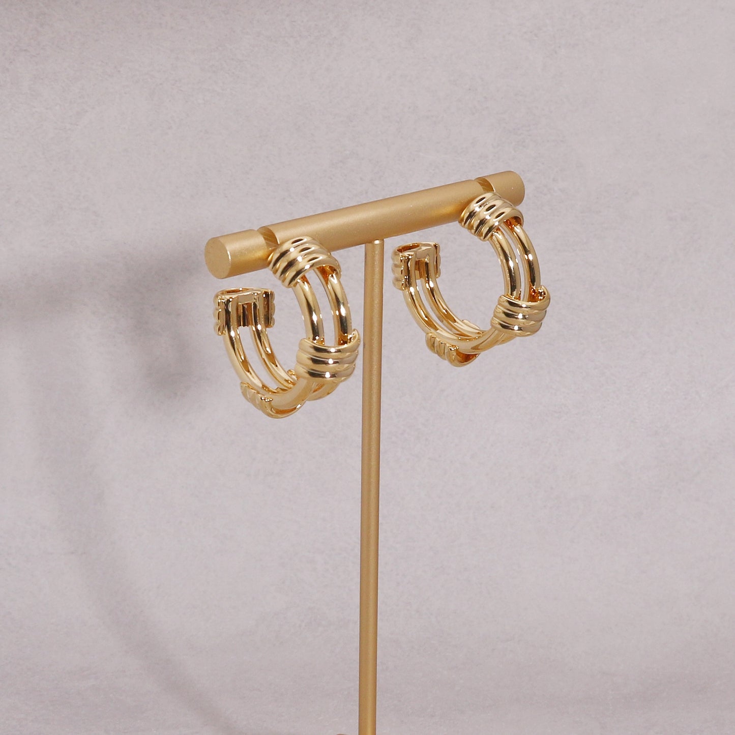 Layla Estate Styled Statement Hoop Earrings