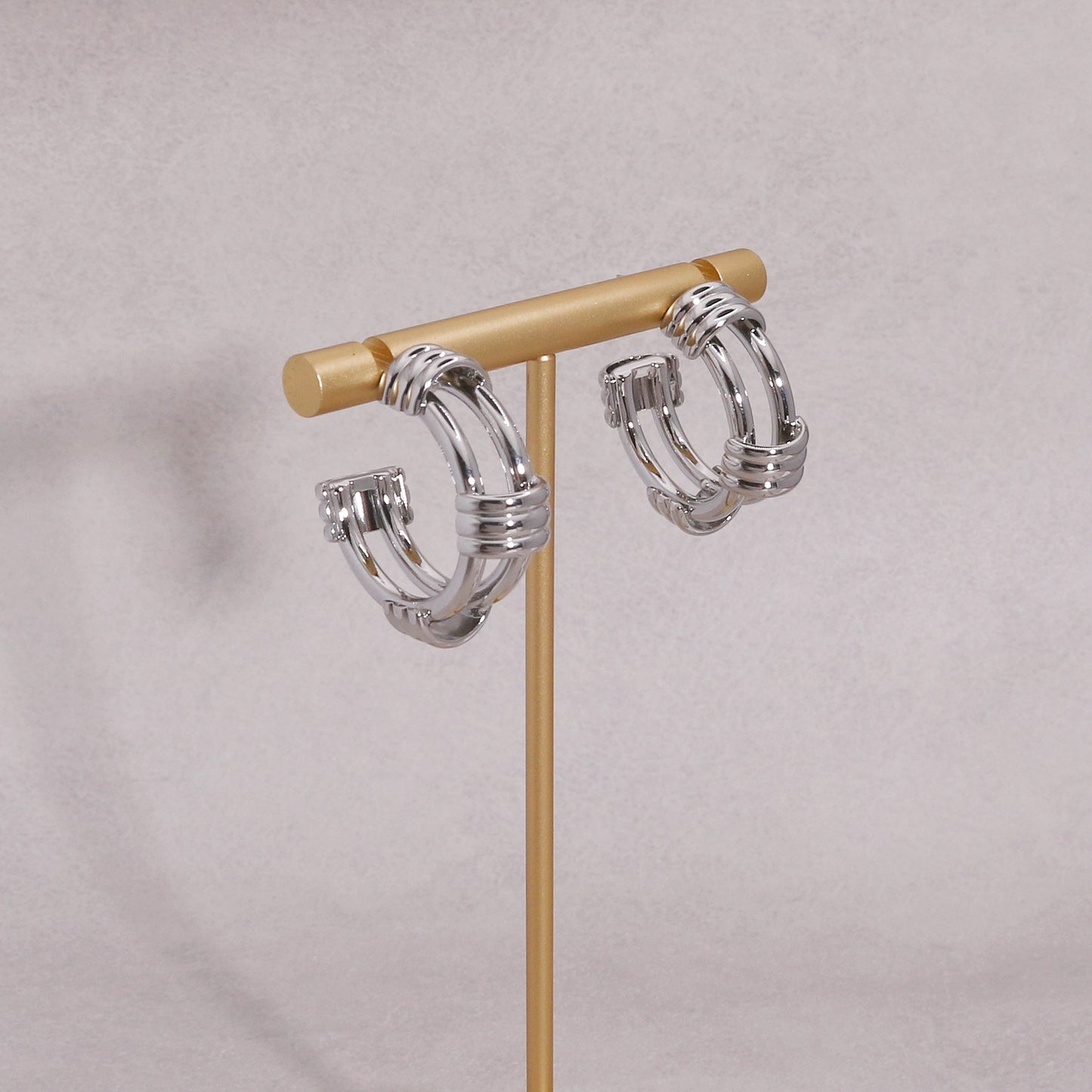 Layla Estate Styled Statement Hoop Earrings